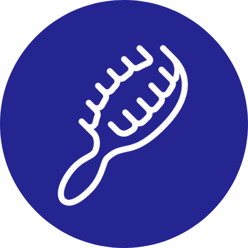 Cartoon hairbrush
