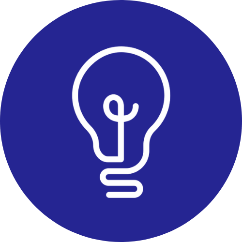 Cartoon lightbulb