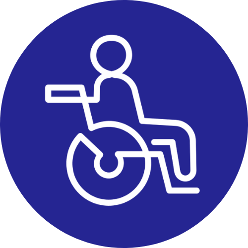 Cartoon wheelchair