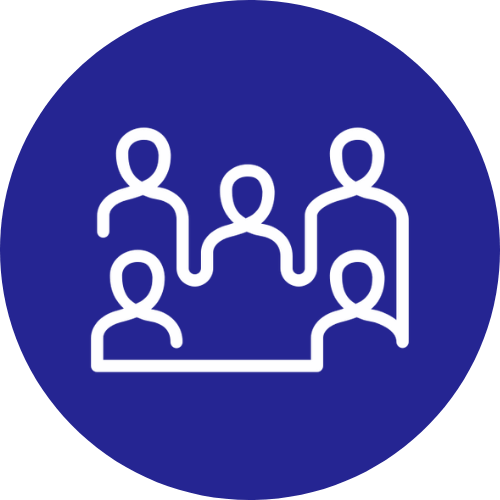 Cartoon group of people