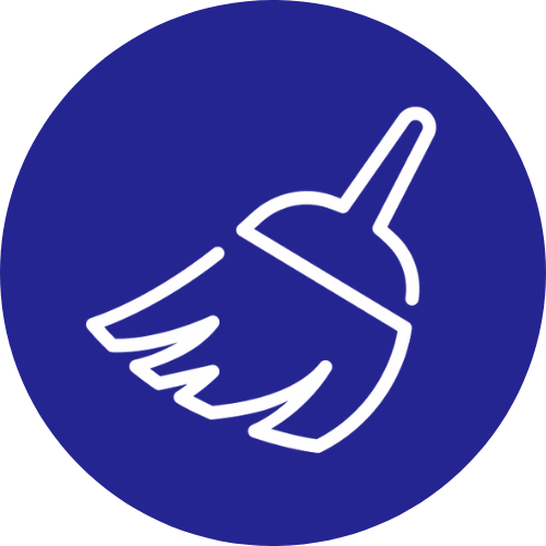 Cartoon broom