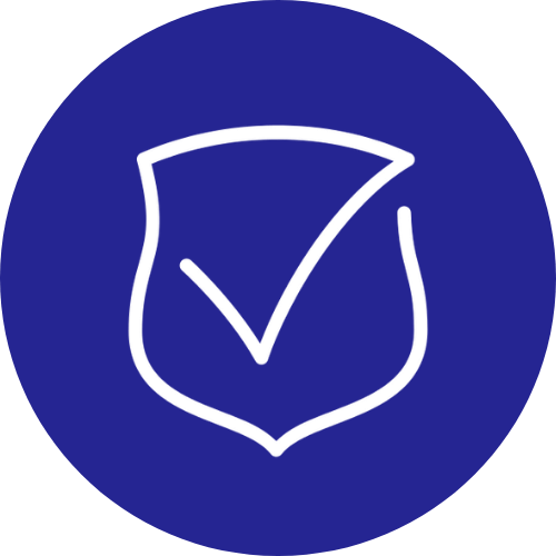 Cartoon checkmark