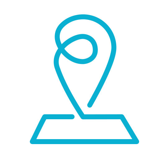 Cartoon map icon